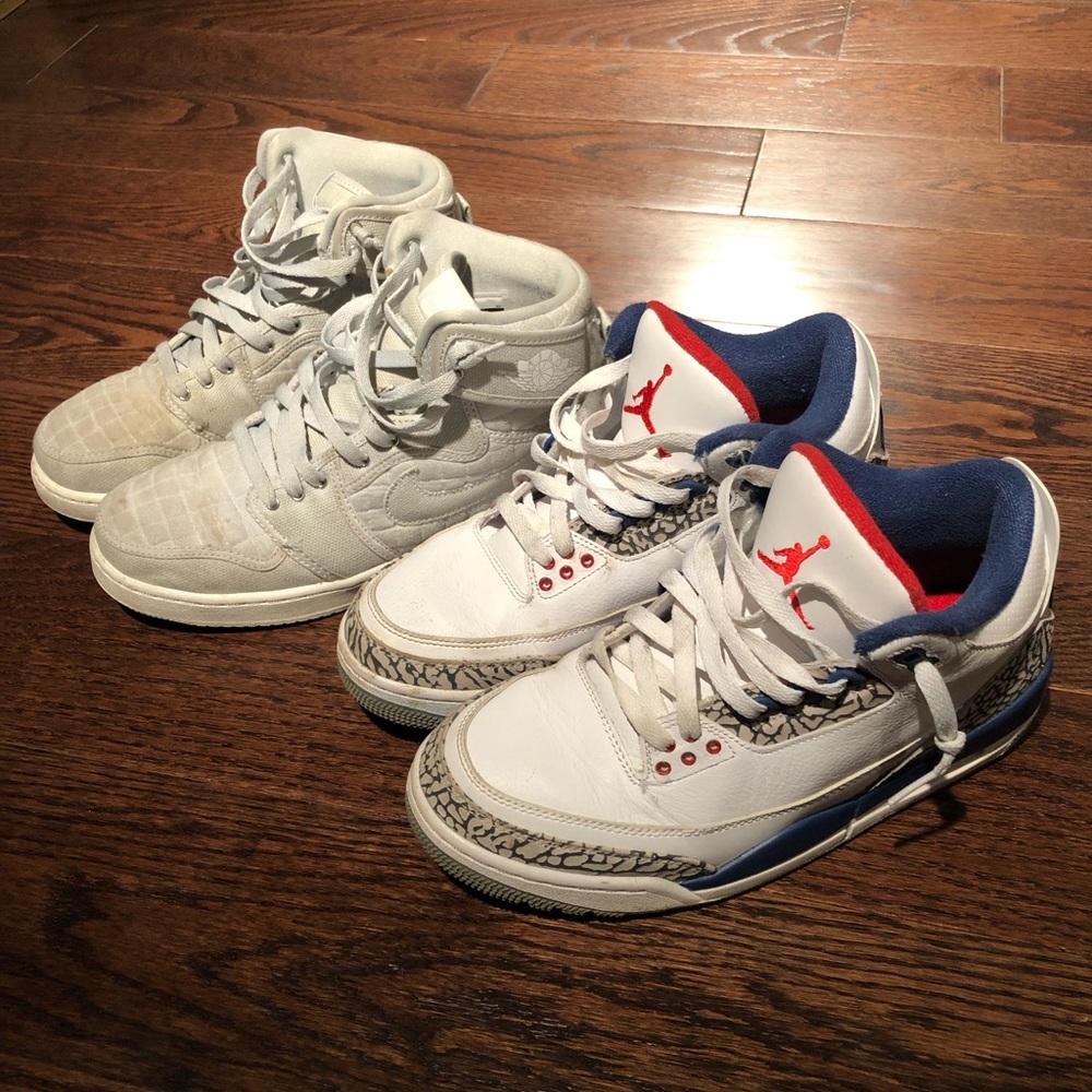 Jordan retro 1 suede, and Air Jordan 3 retro